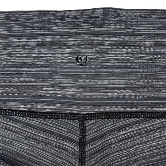 LULULEMON High Times Pant Luxtreme Size 2 Cyber Stripe Deep Coal Black - Picture 9 of 10